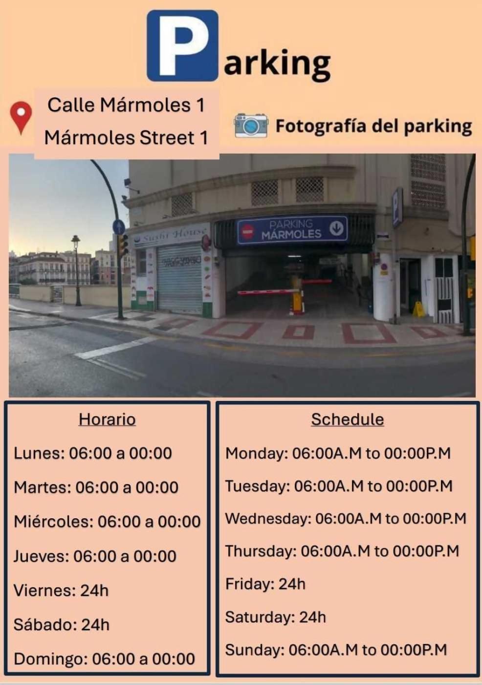 3 Con Parking Y Terraza En C Marmoles Apartment